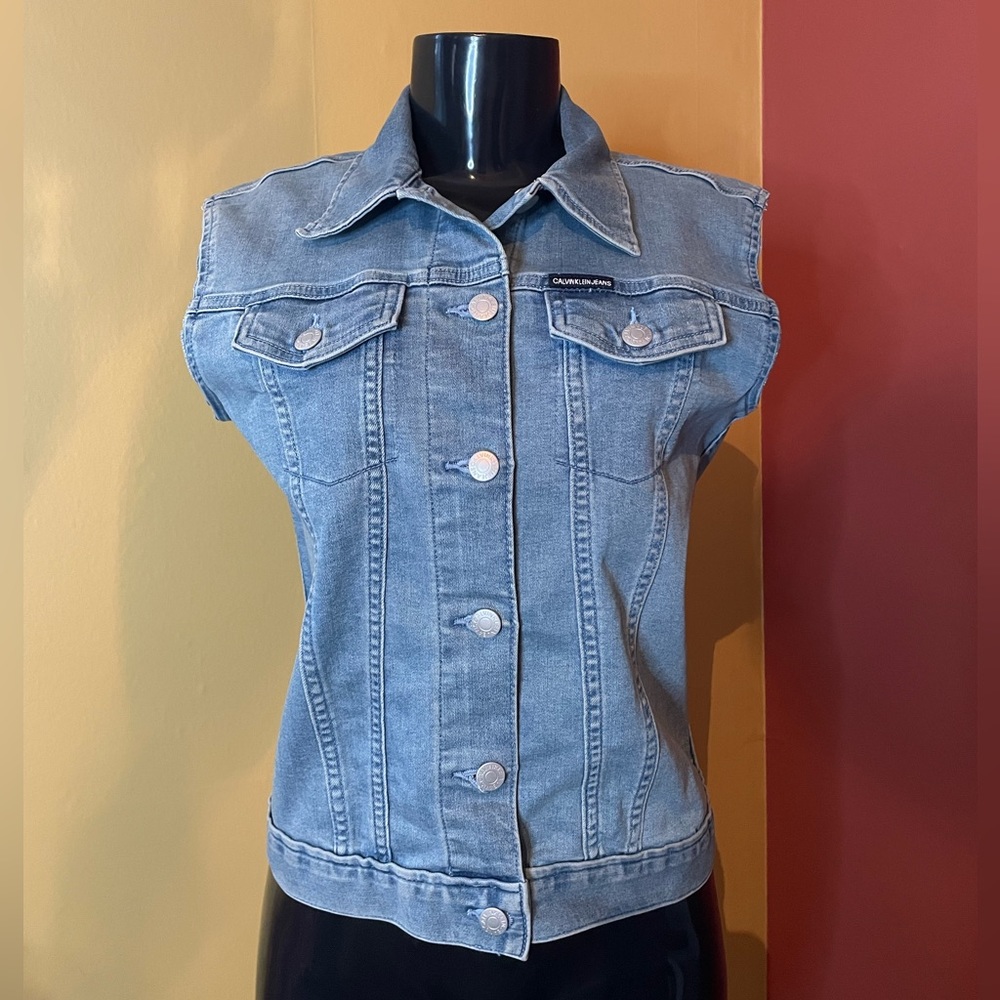 Women’s Calvin Klein Denim Vest ( Small )